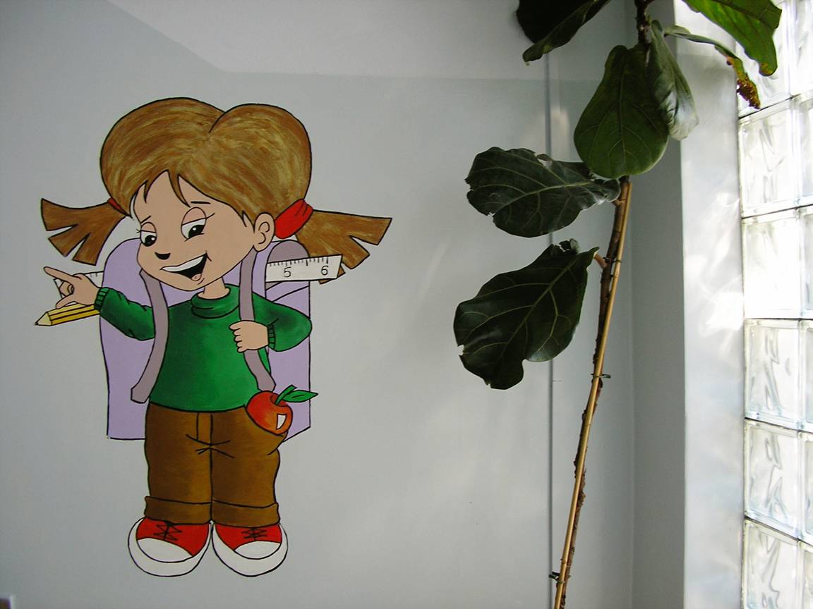 Korytarze w PPP 3 w Katowicach
